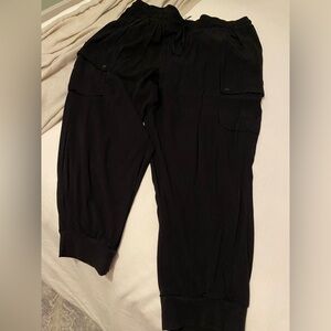 Torrid Black Elastic Waist Pants